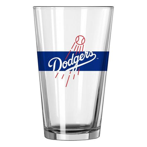 Logo Brands Los Angeles Dodgers 16oz. Stripe Pint Glass - Primary Image