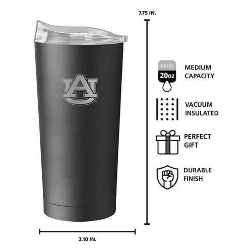 Logo Brands Auburn Tigers 20 oz. Etch Powder Coat Tumbler - Primary Image