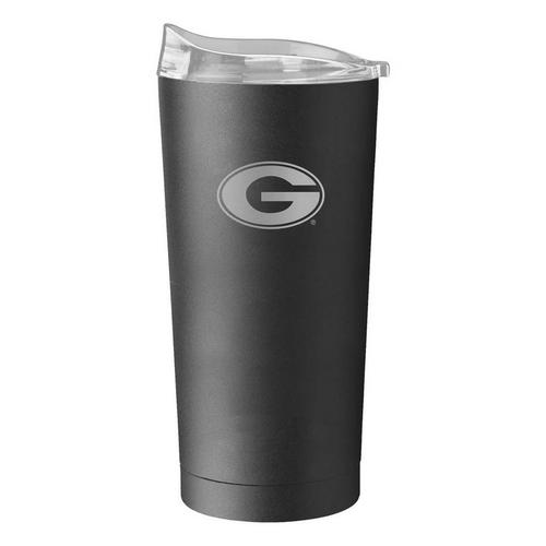 Logo Brands Georgia Bulldogs 20 oz. Etch Powder Coat Tumbler - Primary Image