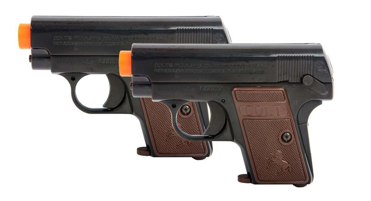 Soft Air USA Colt 25 6mm Caliber Spring Airsoft Pistol 2-Pack - Soft Air USA