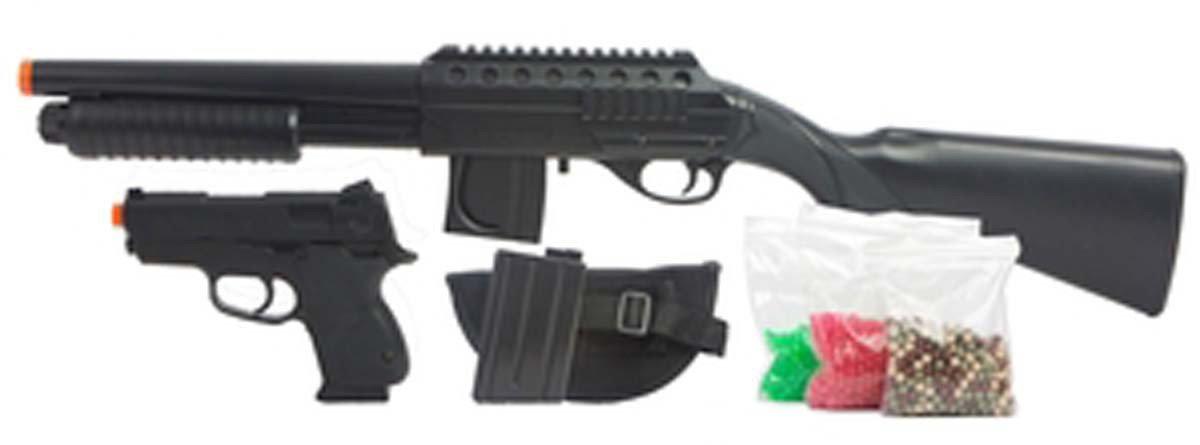 Soft Air USA Mossberg 500 Airsoft Shotgun and Pistol Kit - Soft Air USA