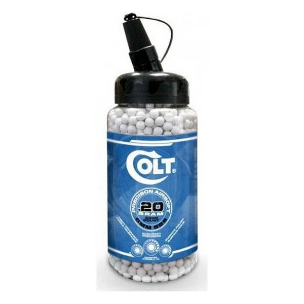 Colt Pro White Airsoft BB's 20G - 2000CT