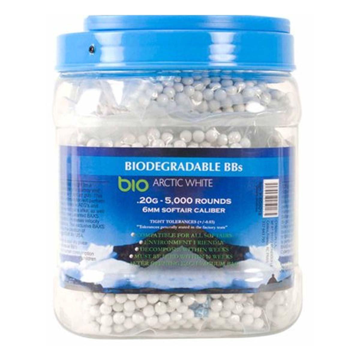 Soft Air Biodegradeable Airsoft BB's 5000 ct - Soft Air USA