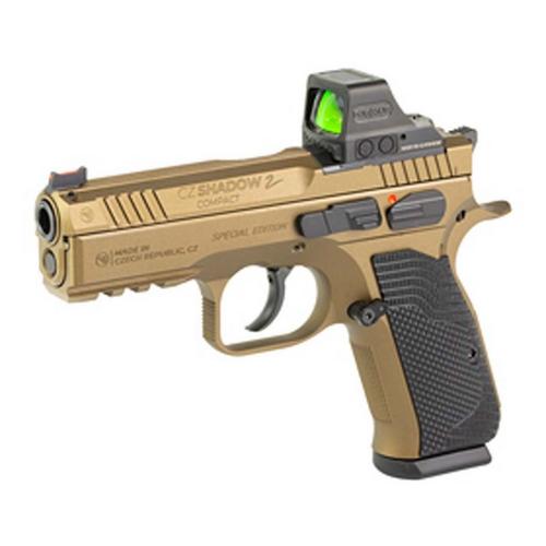 CZ Shadow 2 Compact W/Holosun 508T-RD X2 Red Dot 9mm Pistol