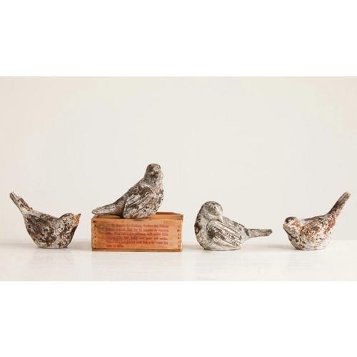 Creative Co-Op Bird with Distressed Finish Figurine (Styles May Vary) - Primary Image