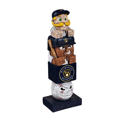 Evergreen Milwaukee Brewers Tiki Totem 16" Garden Statue - Primary Image
