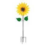 Evergreen Enterprise 75" Sunflower Statement Wind Spinner - Thumbnail 1 of 3