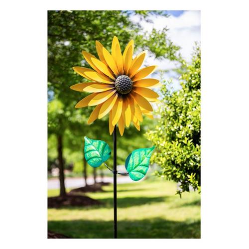 Evergreen Enterprise 75" Sunflower Statement Wind Spinner - Primary Image