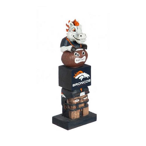 Evergreen Enterprise Denver Broncos Tiki Totem 16" Garden Statue - Primary Image