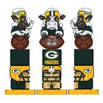 Evergreen Green Bay Packers Tiki Totem 16" Garden Statue - Thumbnail 2 of 2