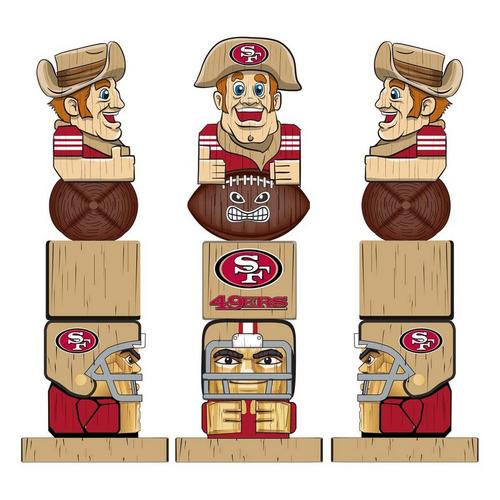 Evergreen San Francisco 49ers Tiki Totem 16" Garden Statue - Primary Image