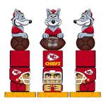 Evergreen Kansas City Chiefs Tiki Totem 16" Garden Statue - Thumbnail 3 of 3