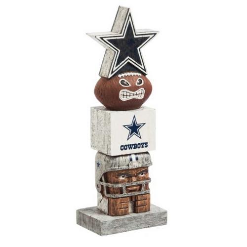 Evergreen Dallas Cowboys Tiki Totem 16" Garden Statue - Primary Image