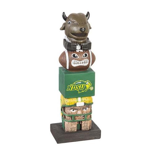 Evergreen Enterprises North Dakota State Bison Tiki Totem 16" Garden Statue - Primary Image