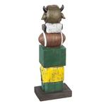 Evergreen Enterprises North Dakota State Bison Tiki Totem 16" Garden Statue - Thumbnail 3 of 3