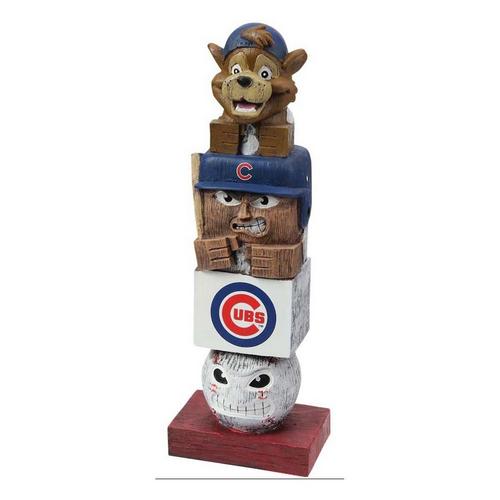 Evergreen Chicago Cubs Tiki Totem 16" Garden Statue - Primary Image