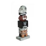 Evergreen Las Vegas Raiders Tiki Totem 16" Garden Statue - Thumbnail 1 of 2