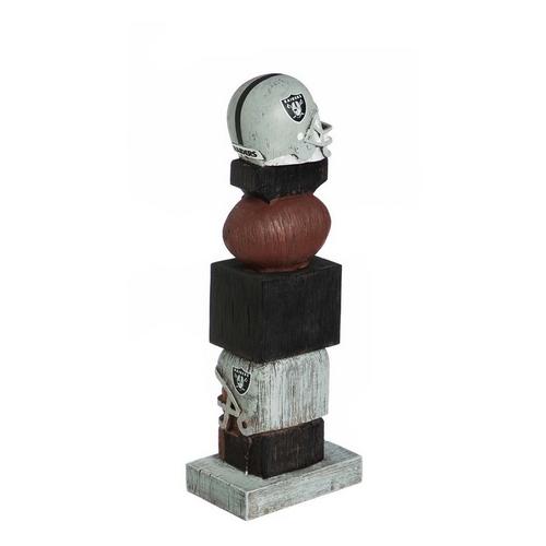 Evergreen Las Vegas Raiders Tiki Totem 16" Garden Statue - Primary Image