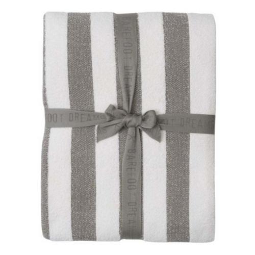 Barefoot Dreams CozyChic Cotton Classic Stripe Throw - Primary Image