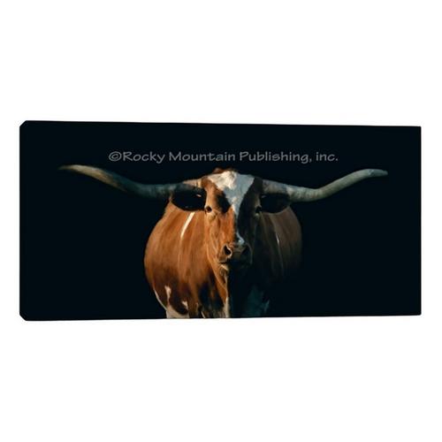 Rocky Mountain Publishing Longhorn Pano Canvas - Primary Image