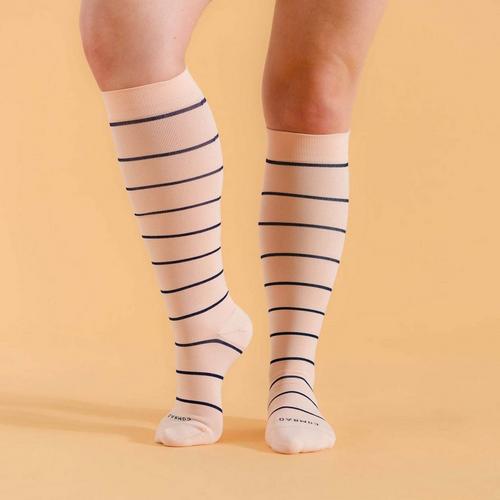 Comrad Stripes Compression Knee High Socks - Primary Image
