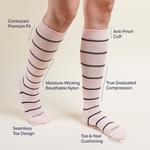 Comrad Stripes Compression Knee High Socks - Thumbnail 7 of 9