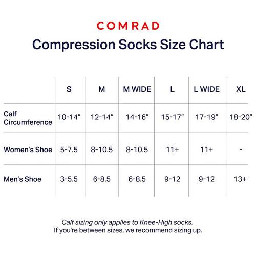 Comrad Stripes Compression Knee High Socks - Primary Image