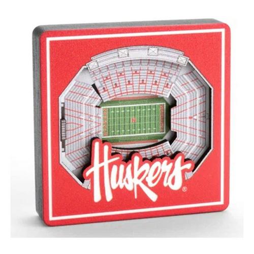You The Fan Nebraska Cornhuskers 3D Stadium View Magnet - Primary Image
