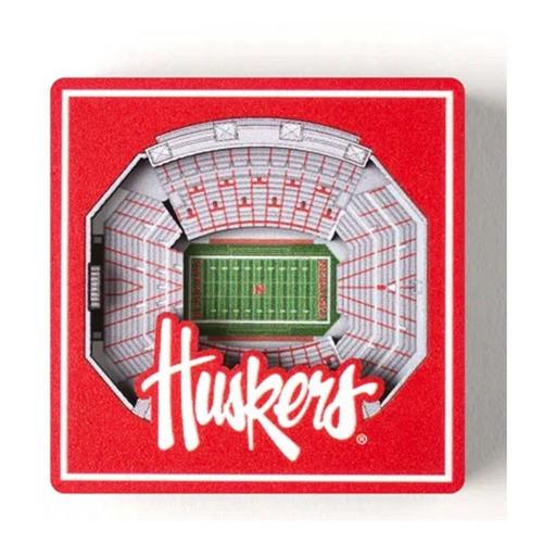 You The Fan Nebraska Cornhuskers 3D Stadium View Magnet - Primary Image