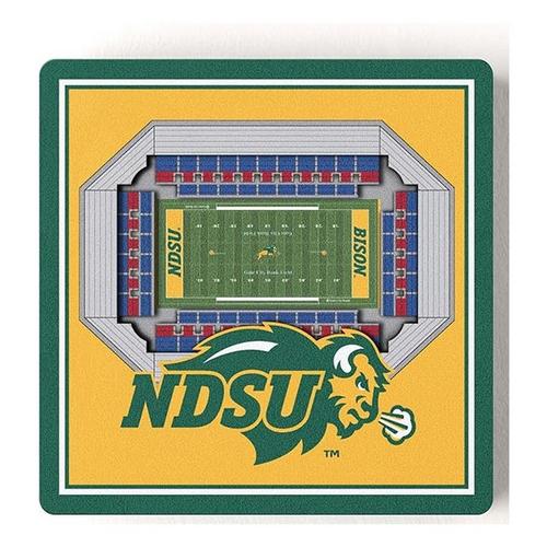 North Dakota State Bison 3D Stadium View Ornament - Primary Image