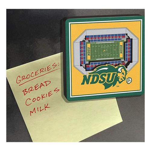 North Dakota State Bison 3D Stadium View Ornament - Primary Image