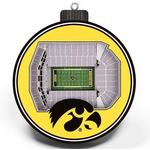 You The Fan Iowa Hawkeyes Stadium View Ornament - Thumbnail 1 of 2