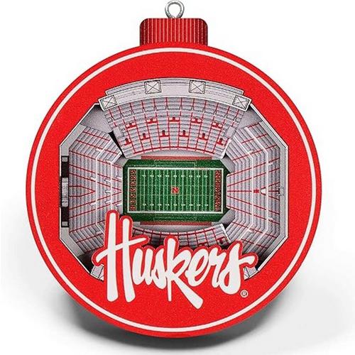 You The Fan Nebraska Cornhuskers Stadium View Ornament