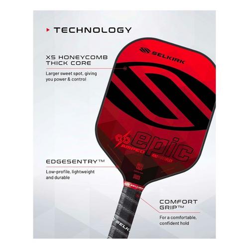 Selkirk Amped Midweight Pickleball Paddle - Epic - Primary Image