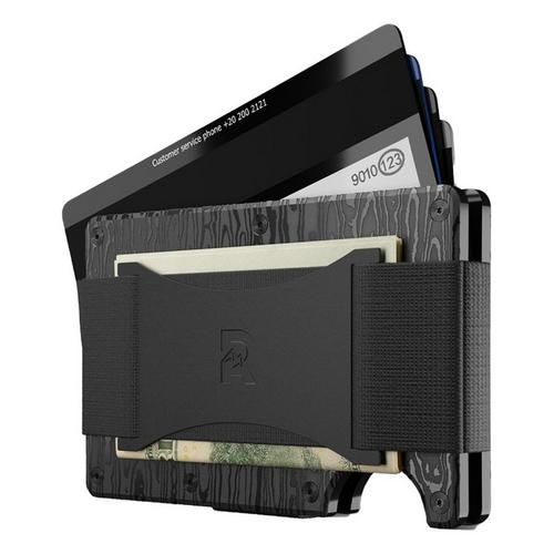 Ridge Damascus Cash Strap Wallet - Primary Image