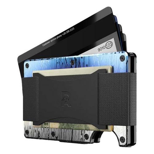 Ridge Burnt Damascus Cash Strap Wallet - Primary Image