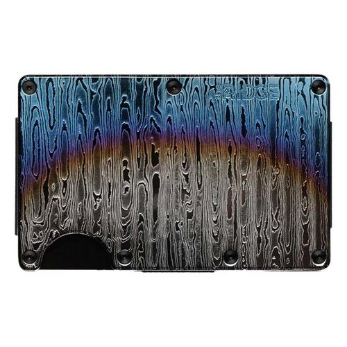 Ridge Burnt Damascus Cash Strap Wallet - Primary Image