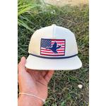 Men's Burlebo American Flag Duck Adjustable Hat - Thumbnail 2 of 3