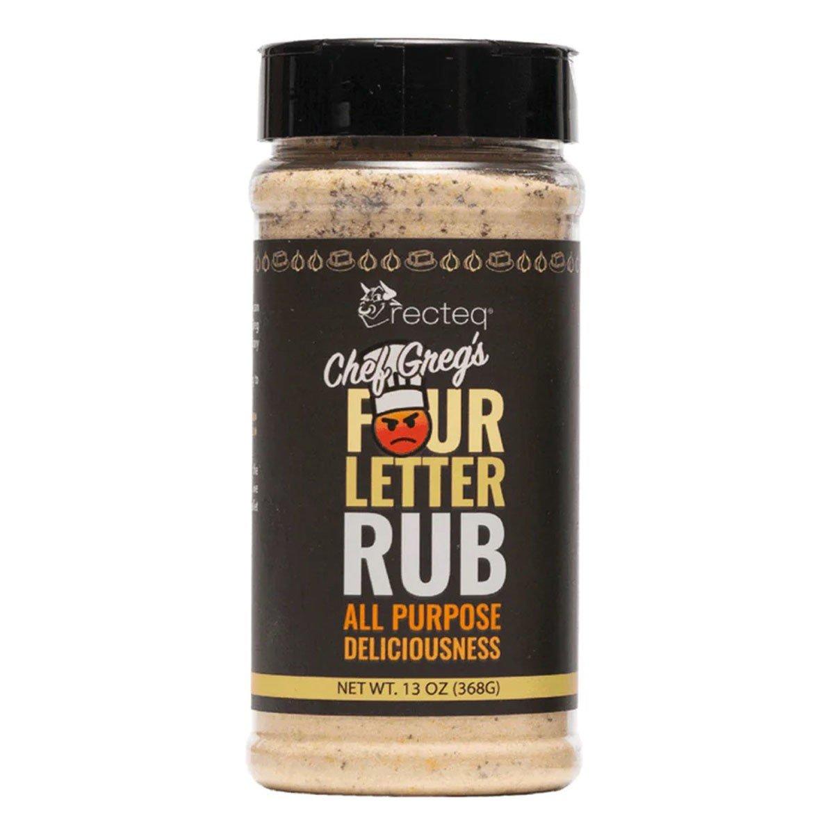 recteq Chef Greg's 4 Letter Rub - recteq