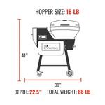 recteq RT-B380X Bullseye Deluxe Pellet Grill - Thumbnail 11 of 20