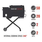 recteq The Road Warrior 340P Pellet Grill - Thumbnail 3 of 12