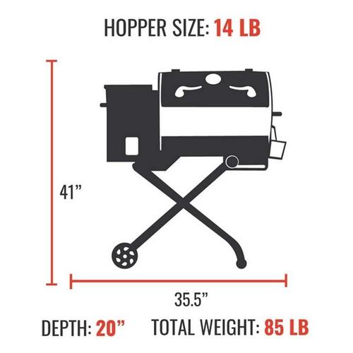 recteq The Road Warrior 340P Pellet Grill - Primary Image