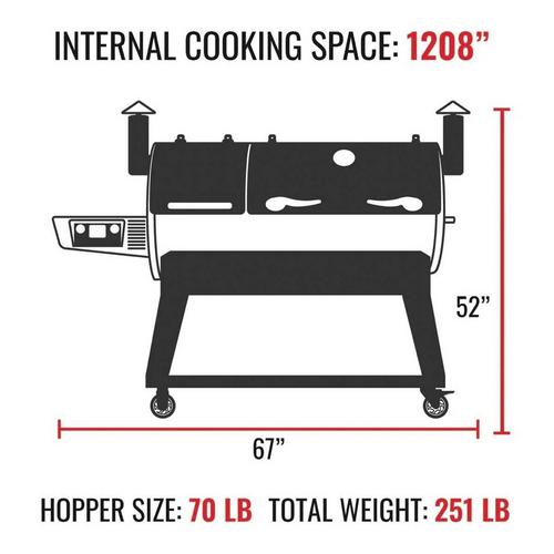 recteq DualFire 1200 Pellet Grill - Primary Image