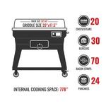 recteq SmokeStone 600 Griddle - Thumbnail 12 of 21