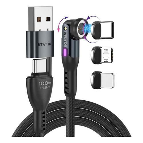 Statik 3ft 360 Pro Magnetic 3-in-1 Charging Cable - Primary Image