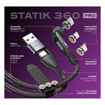 Statik 3ft 360 Pro Magnetic 3-in-1 Charging Cable - Thumbnail 2 of 8