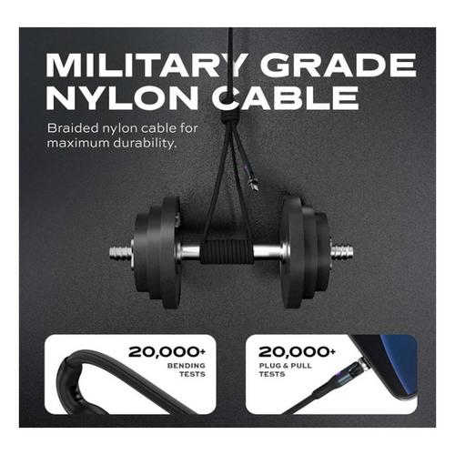 Statik 3ft 360 Pro Magnetic 3-in-1 Charging Cable - Primary Image