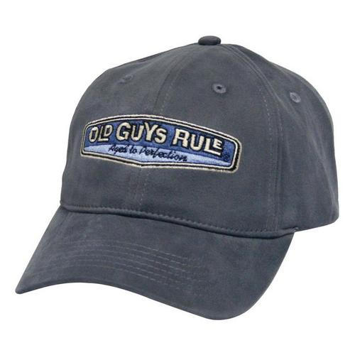 Men's Old Guys Rule Rear View Stone Adjustable Hat - Primary Image