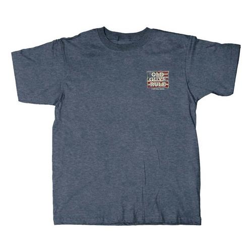 Men's Old Guys Rule Flag Served T-Shirt - Primary Image