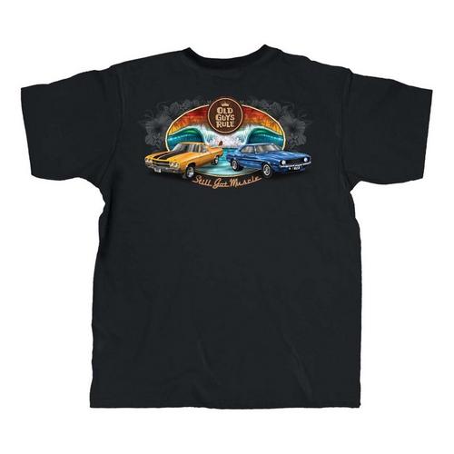 Men's Old Guys Rule Muscle Cars T-Shirt - Primary Image